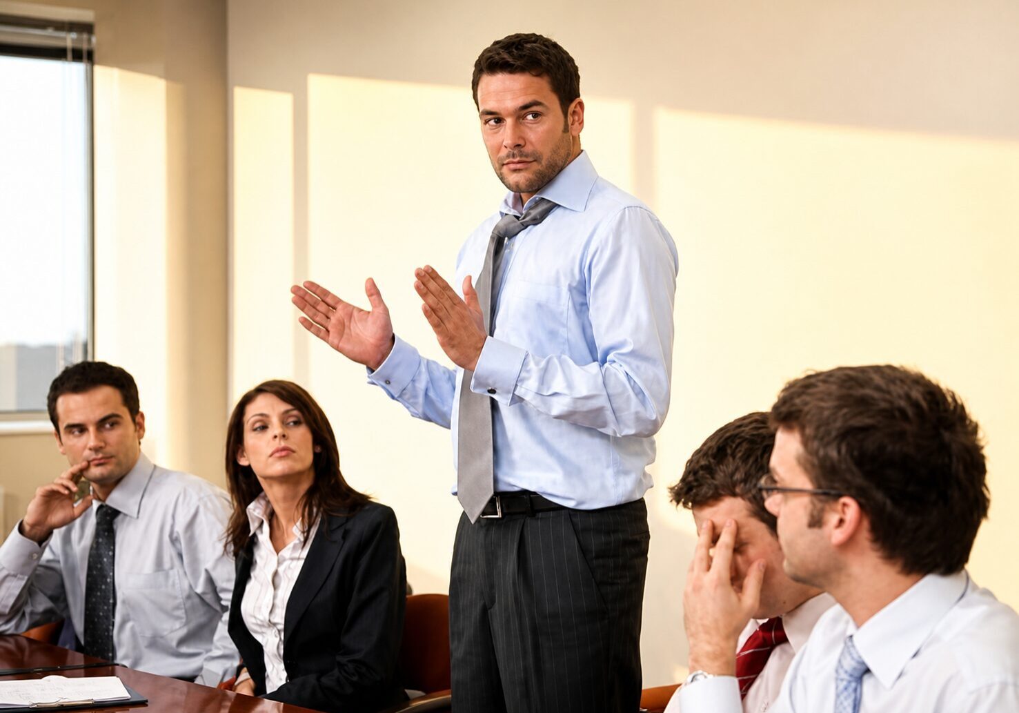 Professional team in conference room